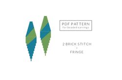 Abstract print pattern, Brick Stitch pattern, Miyuki Delica, Beading pattern, Colorful pattern, PDF pattern, Weaving