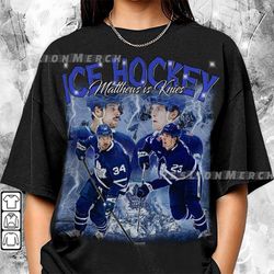 Auston Matthews Matthew Knies Toronto Maple Hockey 90s Shirt, Leafs Step Bros Vintage Y2K Sweatshirt