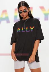 Ally Unisex Shirts, Humans Right, Funny LGBT T-Shirt, LGBT Gay Pride, Pride Rainbow Love Symbol Shi
