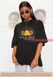 COMMUNITY TROY and ABED Shirt, Troy and Abed In The Morning Shirt, The Communnity Tv Series Merch Am