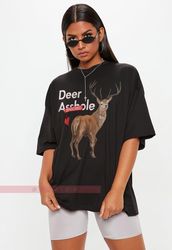Deer Asshole  Hunting T Shirt Men, Funny Joke Hunting Shirt, Dad Hunter, Deer Shirts, Rude Offensiv