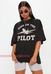 Dibs On The Pilot Unisex - Pilot Wife Shirt, Pilot Girlfriend, Pilot Gifts, Pilot Shirt, Airplane Sh
