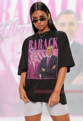RETRO BARACK OBAMA Shirt  Vintage Obama Shirt Retro 90s  Barack Homage Shirt  Am