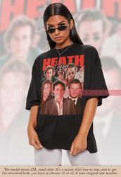 RETRO HEATH LEDGER Unisex Shirts, Heath Ledger Vintage Shirt  Heath Ledger Homag