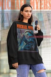 MICHAEL MYERS Butcher Shop Always Fresh Sweatshirt, Friday 13th Horror Shirt, Scary Michae