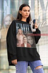 RETRO EMILY BLUNT Sweatshirt, Emily Blunt Vintage  Emily Blunt Homage, Emily Blunt Fan Tee