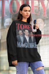 TOBEY MAGUIRE Sweatshirt,Tobey Maguire Vintage Sweatshirt, Tobey Maguire Poster sweater, T
