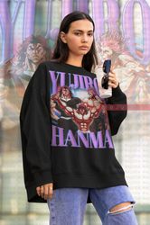 YUJIRO HANMA Sweatshirt,Baki Hanma Series AnimeBaki the Grappler sweater, Manga Yujiro H