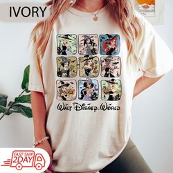 Vintage Disney Princess Halloween Comfort Colors Shirt, Disney Princess Shirt, Walt Disney World Halloween Shirt Disneyw