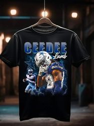 Ceedee Lamb Vintage 90s Graphic Style TShirt, CEEDEE LAMB Shirt, Vintage Oversized Sport Tee, Unisex shirt, Oklahoma Foo