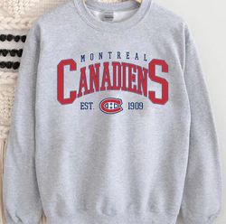 Montreal Canadien Sweatshirt, Vintage Montreal Canadien, Canadiens Sweater, Canadiens TShirt, Hockey Fan Shirt, Vintage