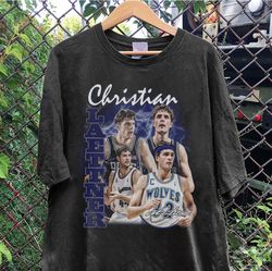 Vintage 90s Graphic Style Christian Laettner TShirt, Christian Laettner Shirt, Minnesota basketball Shirt, Vintage Overs