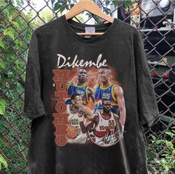 Vintage 90s Graphic Style Dikembe Mutombo TShirt, Dikembe Mutombo Shirt, Denver basketball Shirt, Vintage Oversized Spor