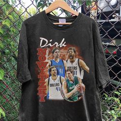 Vintage 90s Graphic Style Dirk Nowitzki TShirt, Dirk Nowitzki Shirt, Dallas basketball Shirt, Vintage Oversized Sport Sh