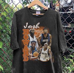 Vintage 90s Graphic Style Josh Howard TShirt, Josh Howard Shirt, Dallas basketball Shirt, Vintage Oversized Sport Shirt