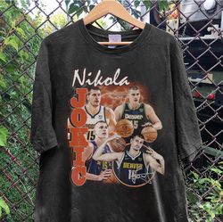 Vintage 90s Graphic Style Nikola Jokic TShirt, Nikola Jokic Shirt, Denver basketball Shirt, Vintage Oversized Sport Shir