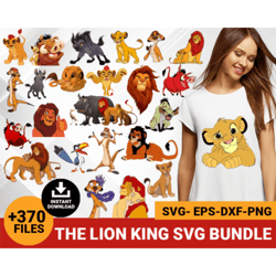 Lion King SVG Bundle, Lion King PNG, Simba PNG, Lion King Logo PNG, Lion King Clipart, Simba Clipart