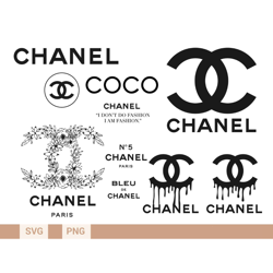Chanel Dripping Logo SVG, Chanel Logo, Chanel Symbol, Coco Chanel Logo, Chanel Logo PNG, Chanel SVG