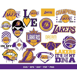 Lakers Bundle Svg, Sport Svg, Los Angeles Lakers Svg,Los Angeles Lakers SVG, Los Angeles Lakers Logo Vector, LA Lake