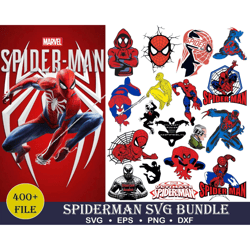 Mega Spiderman Svg Bundle, Spiderman Png svg, Spiderman Clipart, Spiderman Birthday Svg