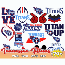 Tennessee Titans Svg Bundle, Titans Svg, Tennessee Titans Logo, Titans Clipart, Football SVG bundle, Svg File for cricut
