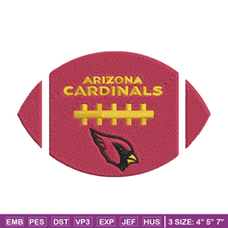 Arizona Cardinals Ball embroidery design, Cardinals embroidery, NFL embroidery, sport embroidery, embroidery design.
