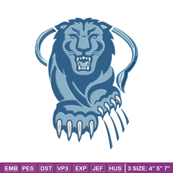 Columbia Lions mascot embroidery design, NCAA embroidery,Sport embroidery, logo sport embroidery, Embroidery design
