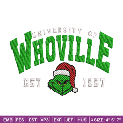 Grinch est1957 embroidery design, Grinch embroidery, Chrismas design, Embroidery file, Embroidery shirt,Digital download