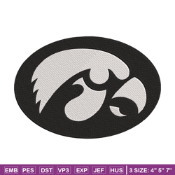 Iowa Hawkeyes Logo embroidery design, NCAA embroidery, Sport embroidery,Logo sport embroidery,Embroidery design