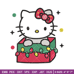 Kitty chrismas Embroidery Design, Hello kitty Embroidery, Embroidery File, Anime Embroidery,Anime shirt,Digital download
