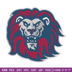 Loyola Marymount mascot embroidery design, NCAA embroidery, Embroidery design, Logo sport embroidery, Sport embroidery.