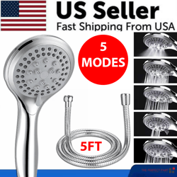 High Pressure Shower Head with 5 setting