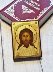 Jesus Christ | Image of Edessa | Christ | Hand painted Orthodox icon | Small orthodox icon | Icon drawing