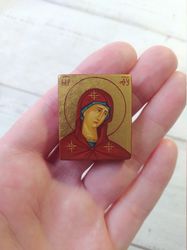 Theotokos | Virgin Mary | Orthodox icon for traveller | Orthodox icon | Holy Icon | Hand painted icon | Christian