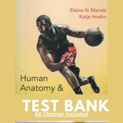 Test Bank for Human Anatomy & Physiology, 10th Edition by Marieb, 9780321927026, Covering Chapters 1-29