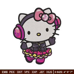 Hello Kitty idol Embroidery Design, Hello kitty Embroidery, Embroidery File, Anime Embroidery, Digital download