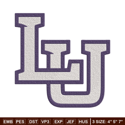 Lipscomb Bisons logo embroidery design, NCAA embroidery,Embroidery design, Logo sport embroidery, Sport embroidery.