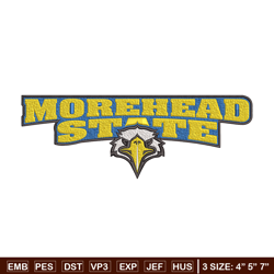 Morehead State logo embroidery design, NCAA embroidery, Embroidery design, Logo sport embroidery, Sport embroidery