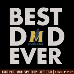 Murray State Poster embroidery design, NCAA embroidery, Sport embroidery, Embroidery design ,Logo sport embroidery.