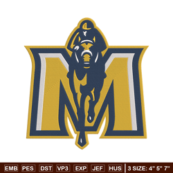 Murray State Racers logo embroidery design, NCAA embroidery, Sport embroidery,Logo sport embroidery,Embroidery design