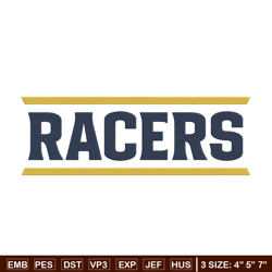 Murray State Racers logo embroidery design, NCAA embroidery,Sport embroidery, Logo sport embroidery, Embroidery design.