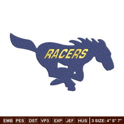 Murray State Racers logo embroidery design,NCAA embroidery, Sport embroidery,logo sport embroidery,Embroidery design