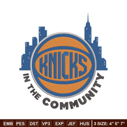 New York Knicks basketball embroidery design, NBA embroidery, Sport embroidery, Logo sport embroidery, Embroidery design