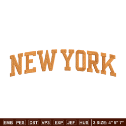 New York Knicks logo embroidery design, NBA embroidery, Sport embroidery, Logo sport embroidery, Embroidery design.