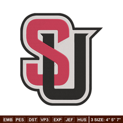 Seattle University logo embroidery design, NCAA embroidery, Sport embroidery,logo sport embroidery, Embroidery design