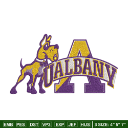 Albany Great Danes logo embroidery design, NCAA embroidery, Sport embroidery, logo sport embroidery, Embroidery design