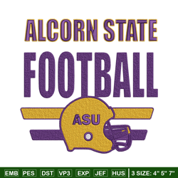 Alcorn State logo embroidery design,NCAA embroidery,Sport embroidery,logo sport embroidery,Embroidery design