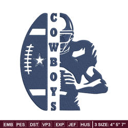 Football Player Dallas Cowboys embroidery design, Dallas Cowboys embroidery, NFL embroidery, logo sport embroidery.