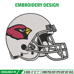 Arizona Cardinals Helmet embroidery design, Arizona Cardinals embroidery, NFL embroidery, logo sport embroidery.