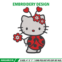 Hello kitty cute Embroidery Design, Hello kitty Embroidery,Embroidery File,Anime Embroidery,Anime shirt,Digital download